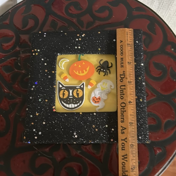 Vintage Framed Halloween Scene - Picture 4 of 5